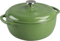 Lodge 6 Quart Enameled Cast Iron Dutch Oven - Reliable Heat Retention