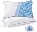 Favorland Cooling Bed Pillows King Size Set of 2 - Adjustable Gel