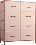 WLIVE Fabric Dresser with 8 Drawers for Bedroom Storage