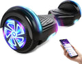 Scooter with Bluetooth Colorful LED Lights, Dual 300W Motors