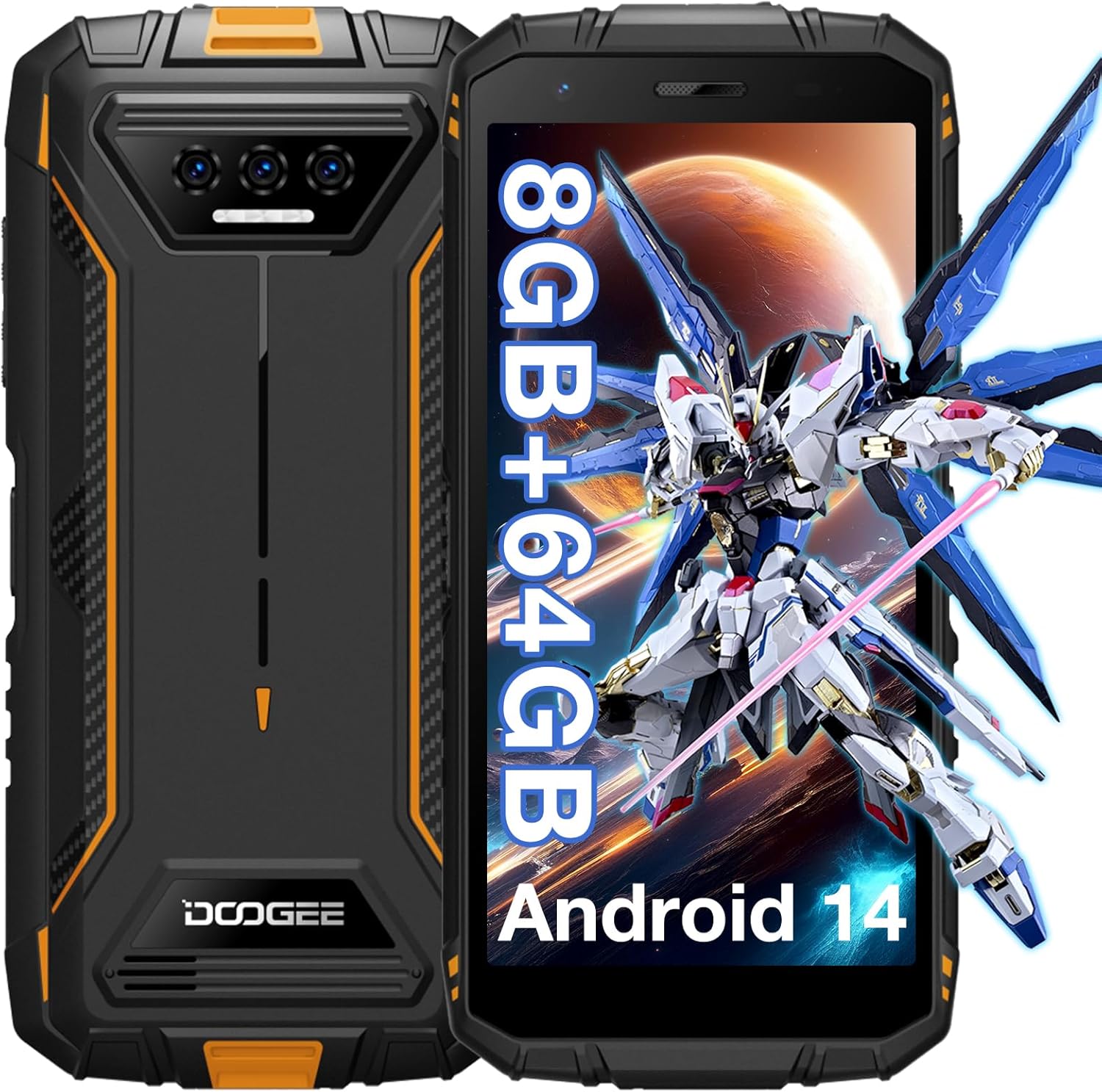 DOOGEE S41T Rugged Phone Unlocked with 6300mAh Battery