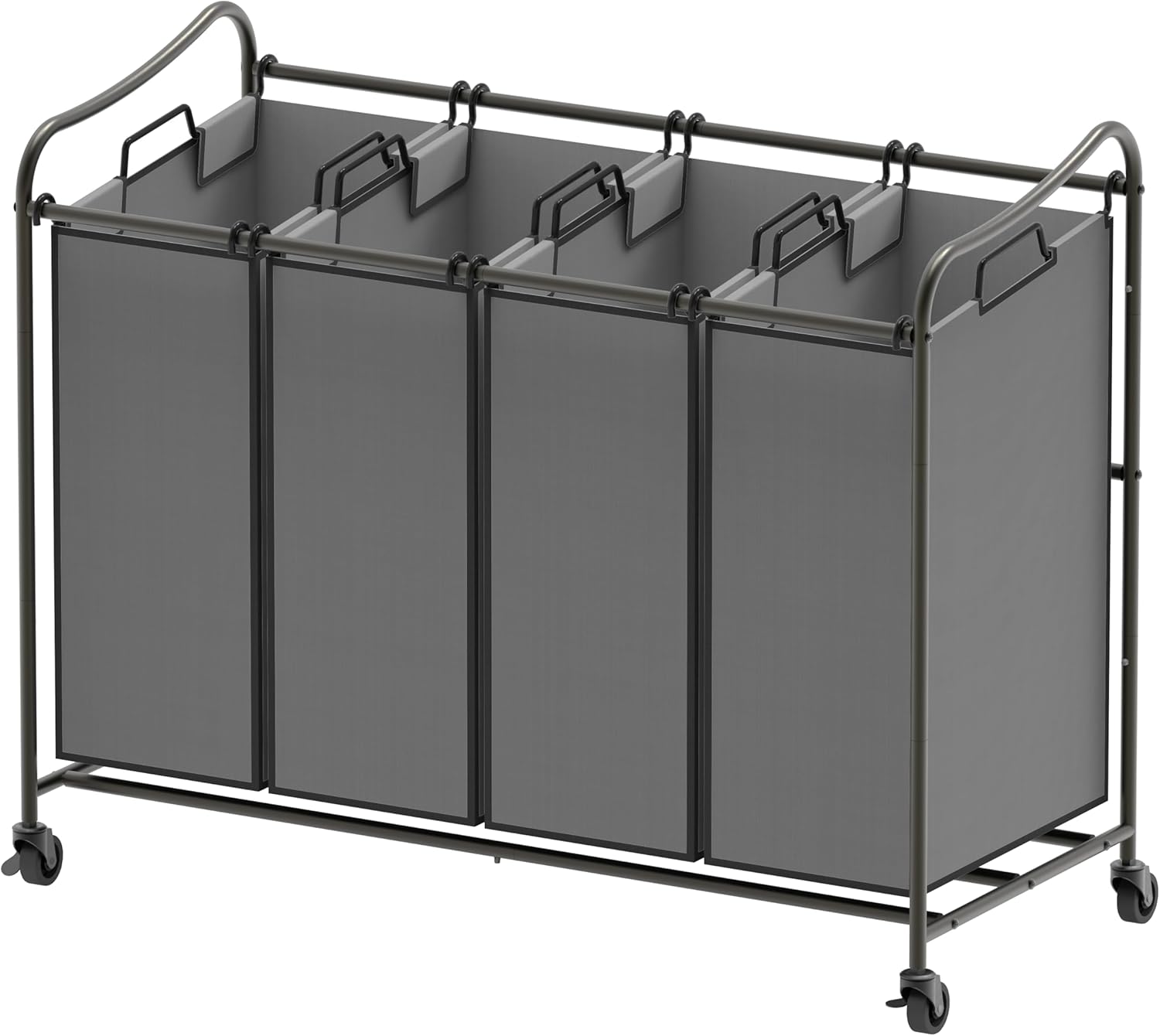 Heavy Duty Laundry Sorter Rolling Cart for Easy Organization