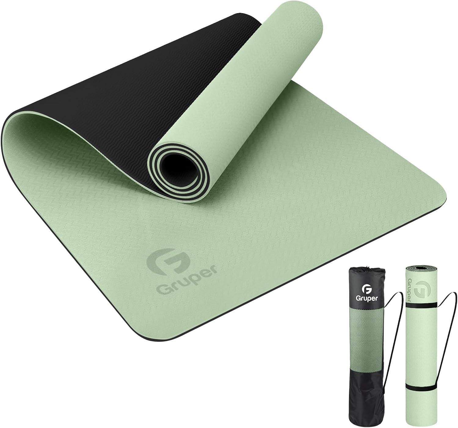 Eco Friendly Non Slip Yoga Mat for Home and Pilates Workouts
