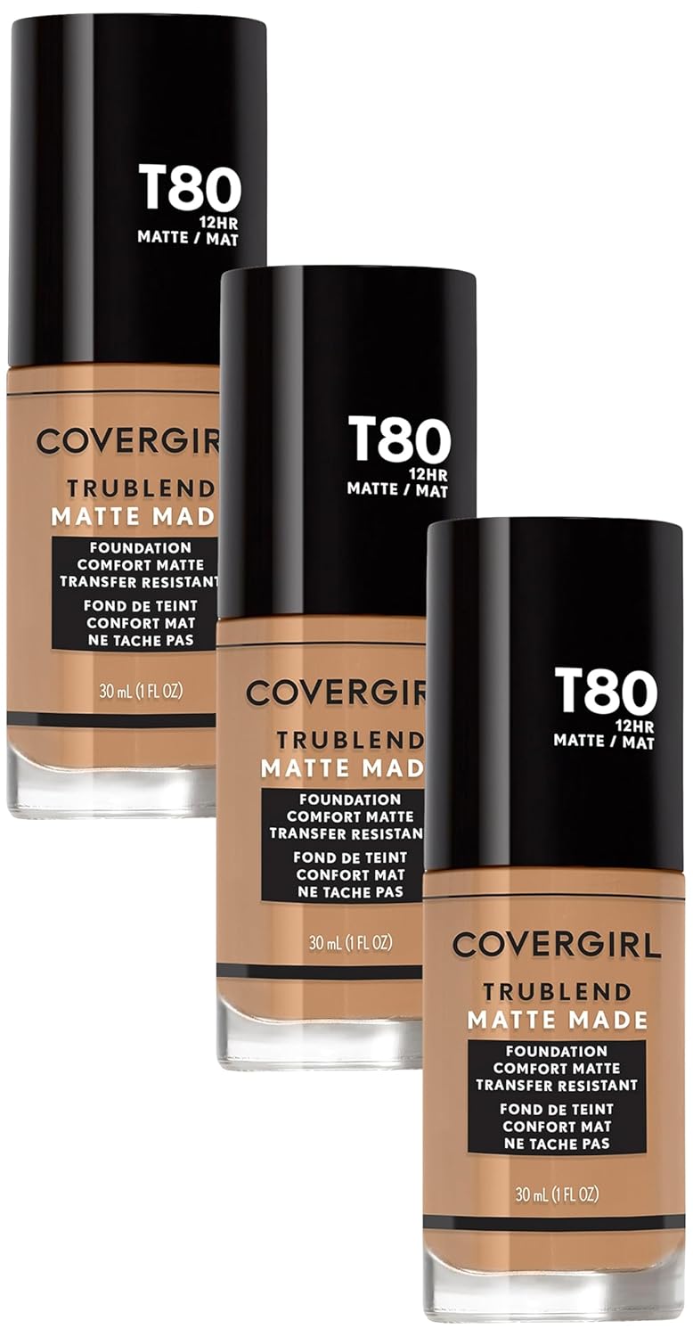COVERGIRL TruBlend Matte Made Liquid Foundation for Flawless Skin