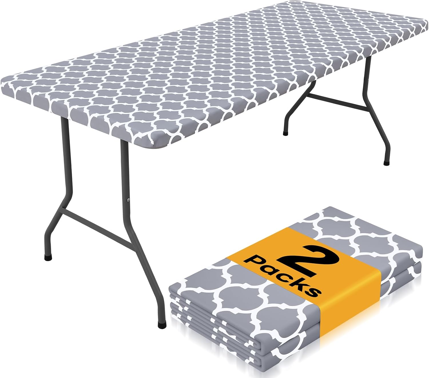 Waterproof Elastic Fitted Tablecloths for Outdoor Dining