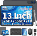 13.4 in Tablet Android 15 with Keyboard - 2K Display and 10000mAh