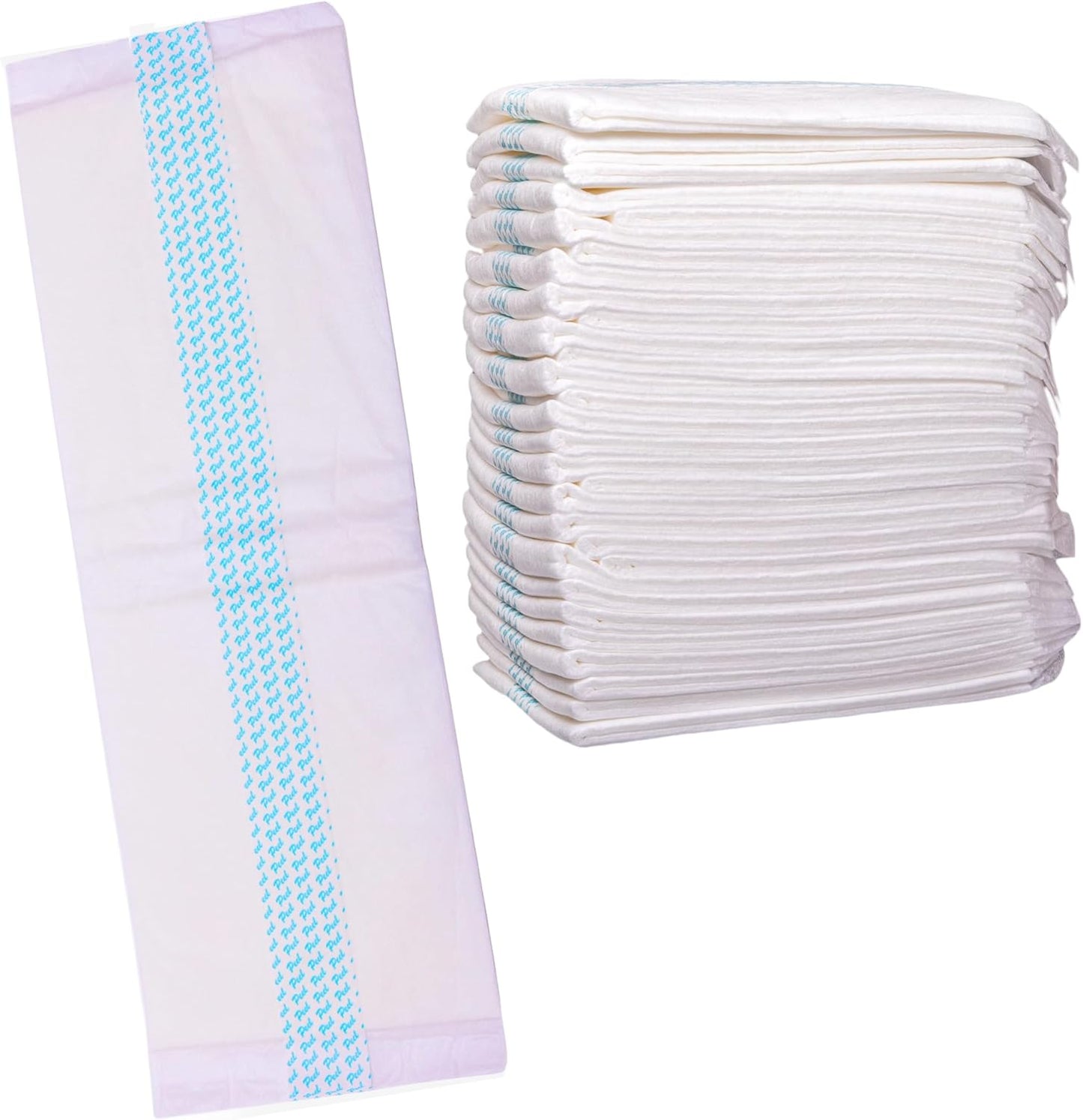 Vakly XL Incontinence Booster Pads - Extra Absorbent Protection for Men & Women - Comfortable 7x17 inches
