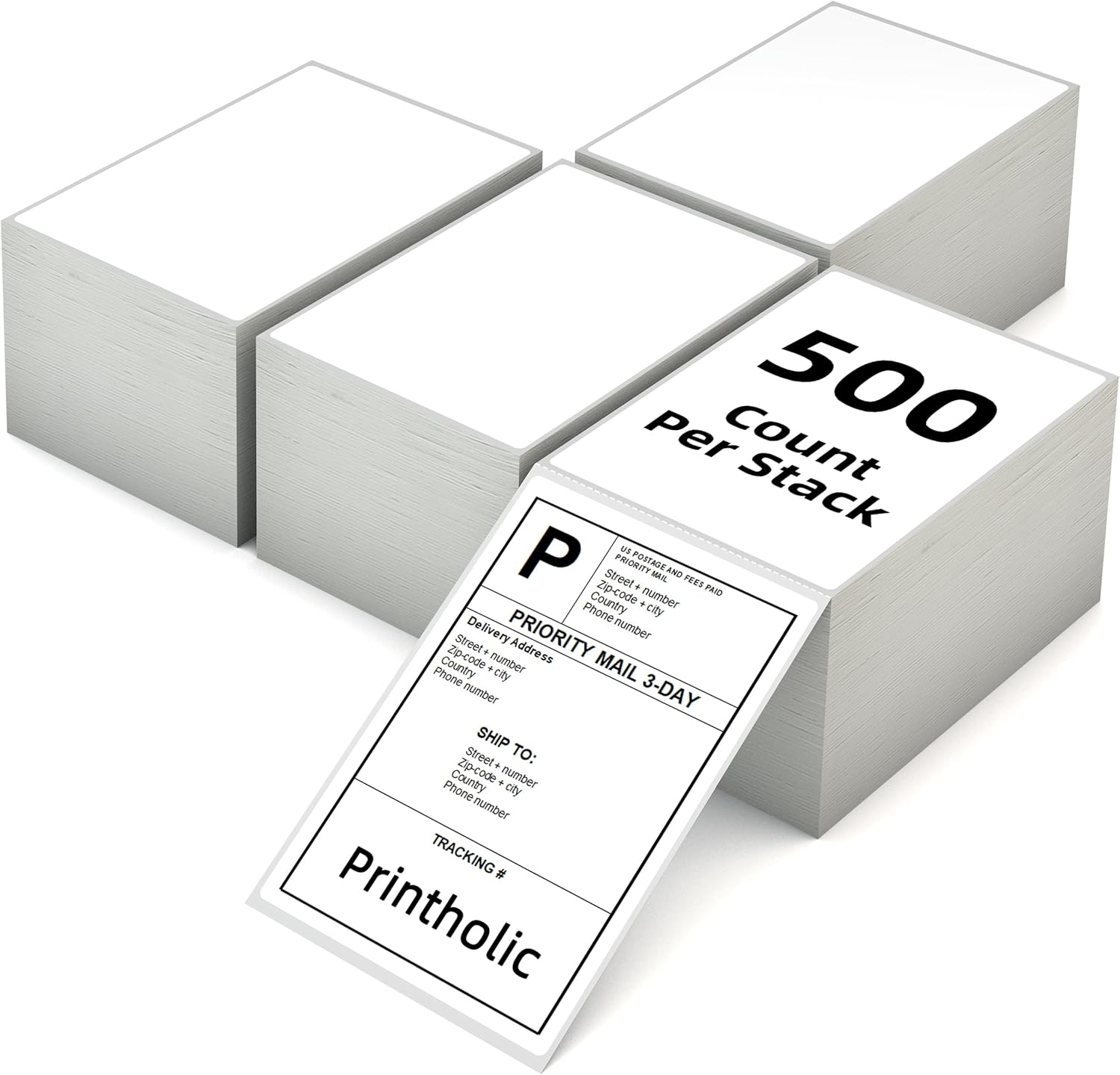 4in x 6in Fanfold Direct Thermal Labels for Shipping Needs