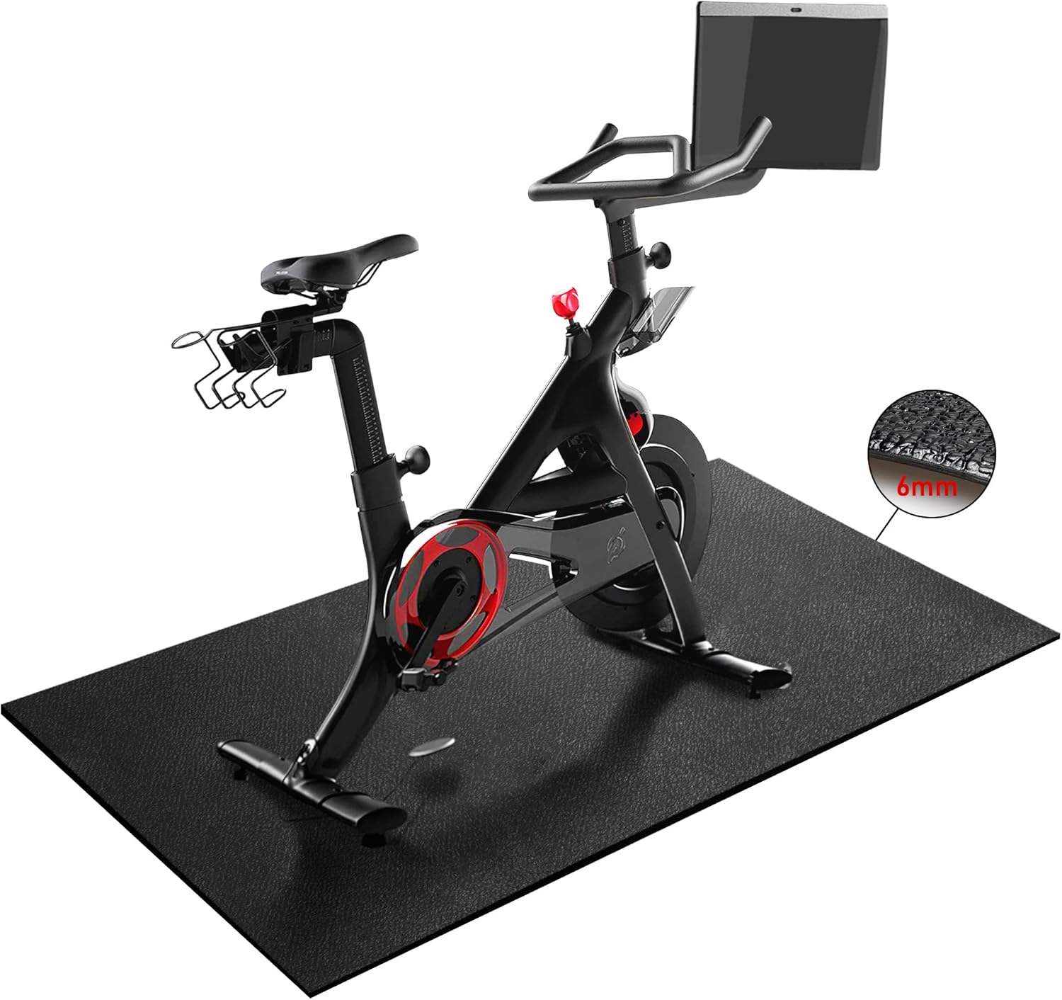 Peloton Bike Mat for Hardwood Floors - Non-Slip & Sweat-Proof