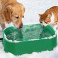 Extra Large Heated Water Bowl for Pets - Fast Heating & 194 fl oz
