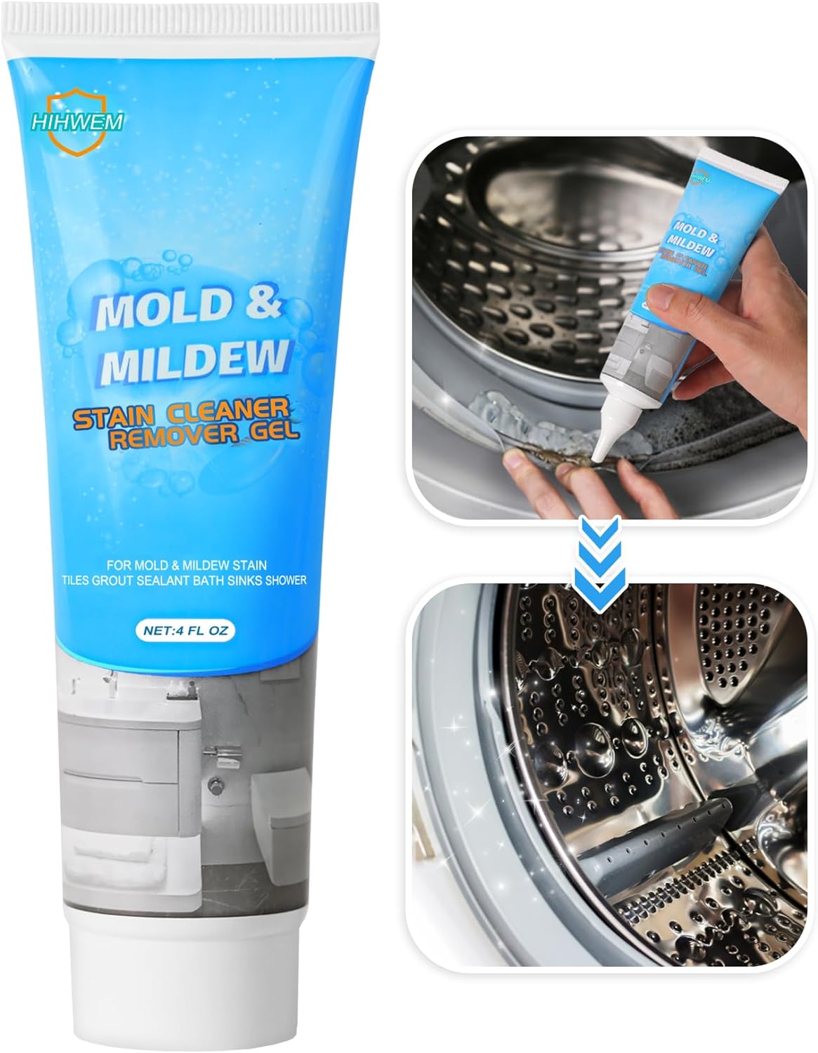 Ultimate Mold Remover Gel - Home & Bathroom Cleaner