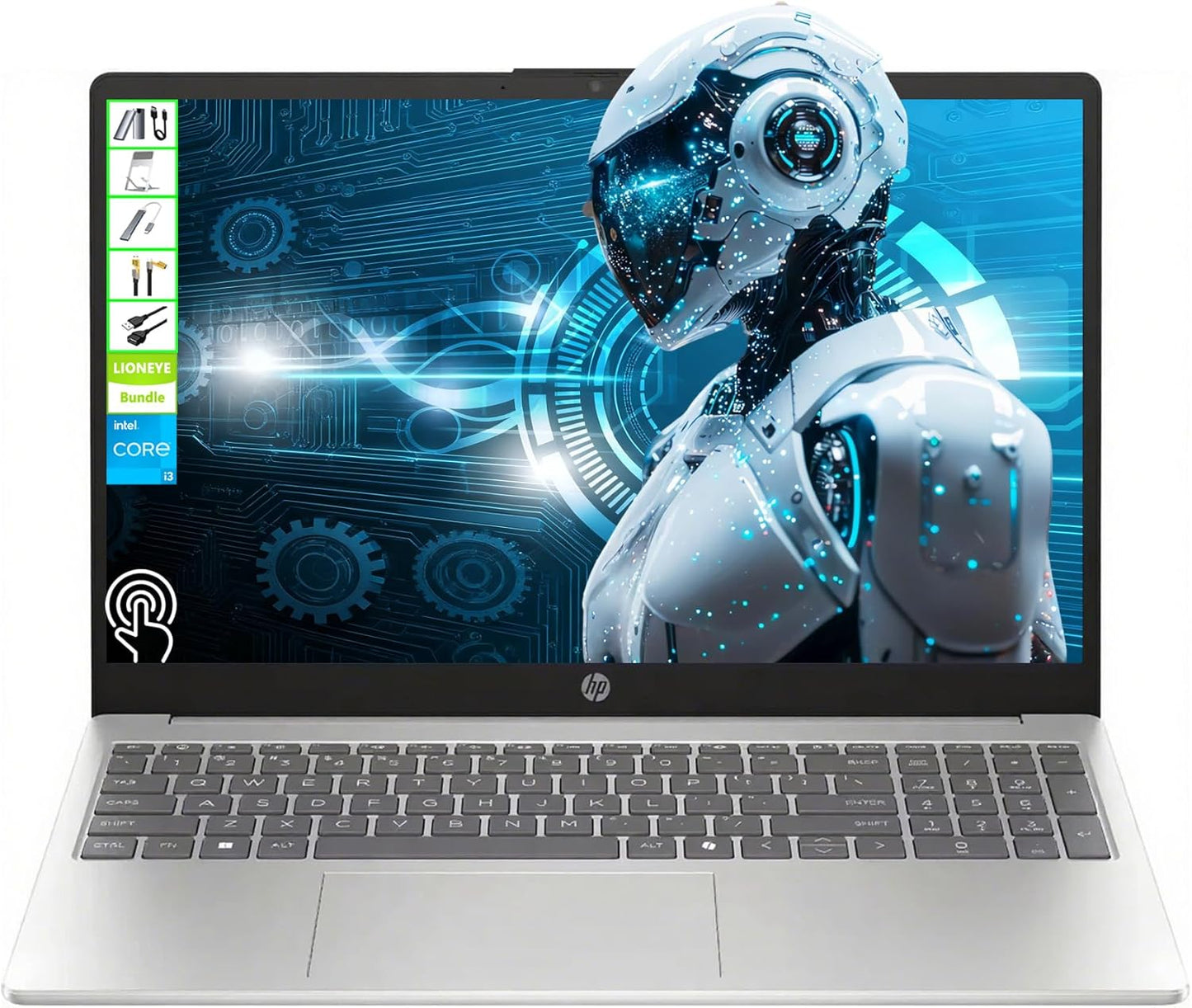 HP 15.6 Touchscreen Business Laptop with 16GB RAM and SSD