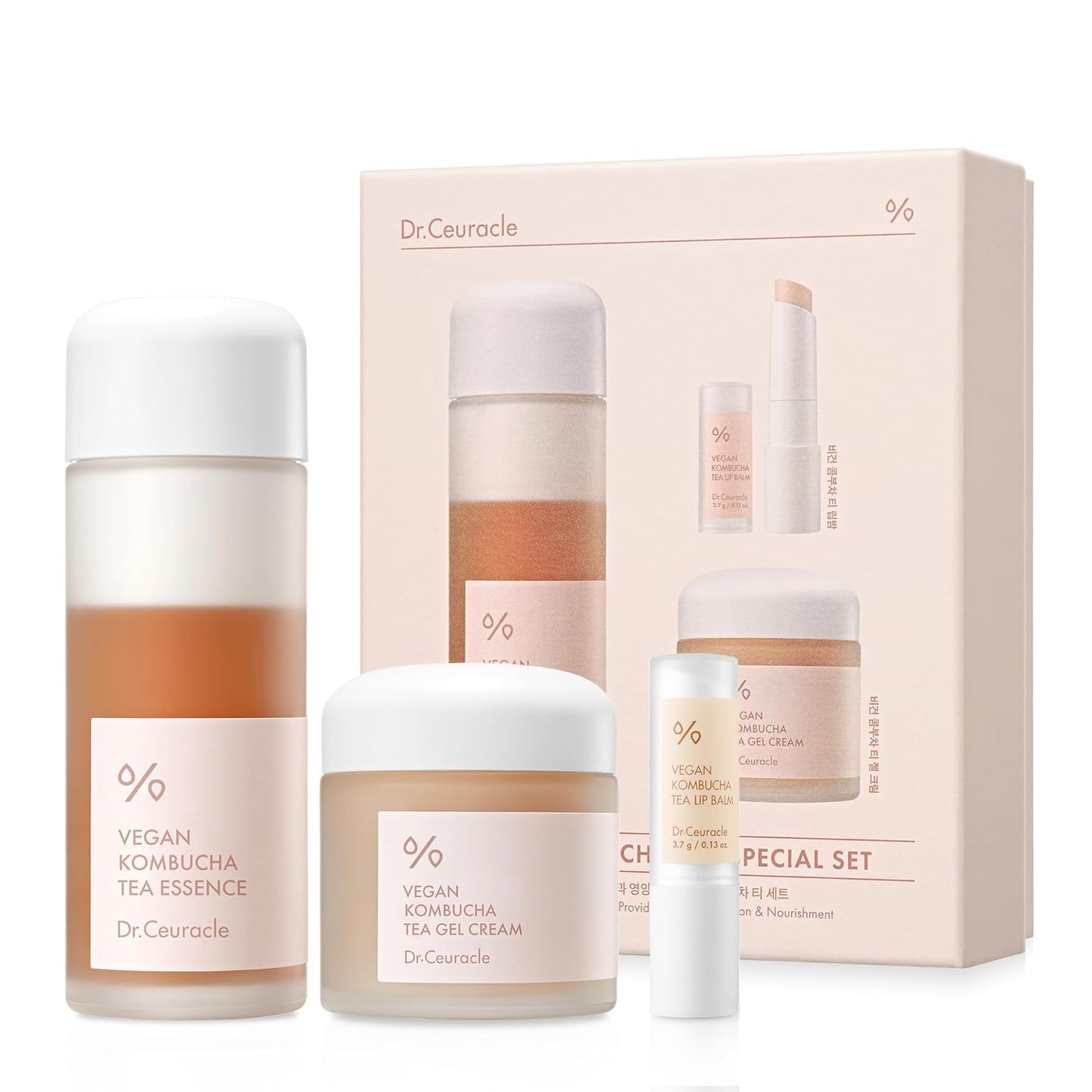 Dr.Ceuracle Vegan Kombucha Tea Special Set for Radiant Skin