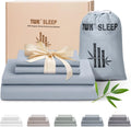 TWK Luxury Sheet Set 100% Viscose from Bamboo - Cooling Silky Soft