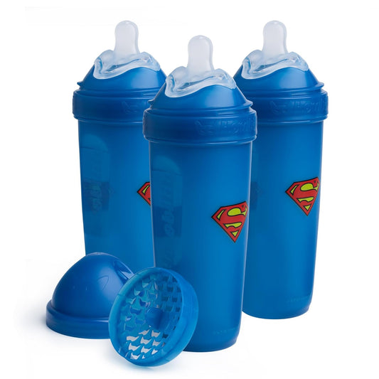 Herobility 12oz Anti-Colic Baby Bottles - 3 Pack