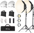 Skytex Octa Softbox Lighting Kit 2pack - Soft, Adjustable Studio