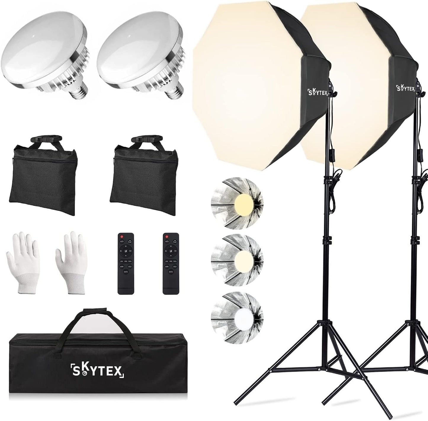 Skytex Octa Softbox Lighting Kit for Professional Photography