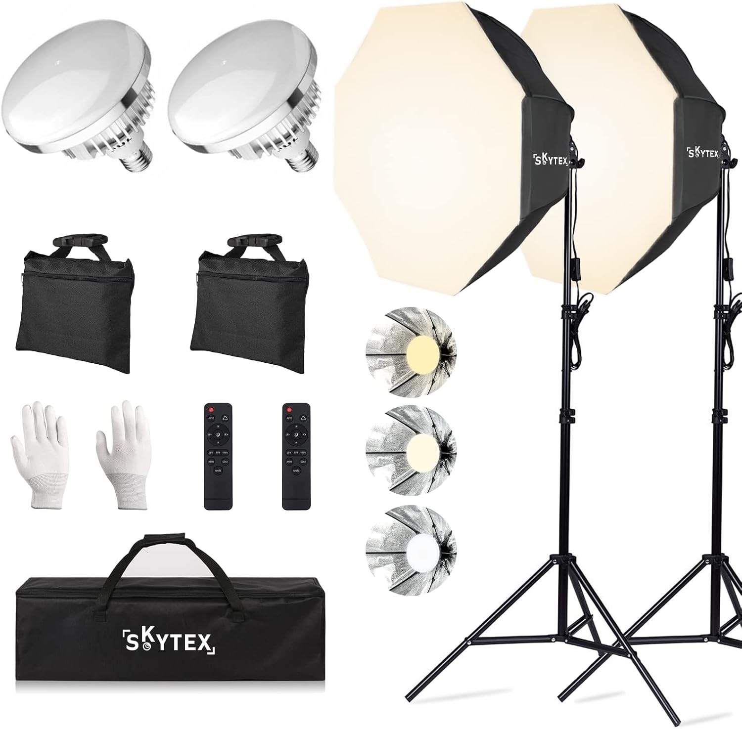 Skytex Octa Softbox Lighting Kit for Professional Photography