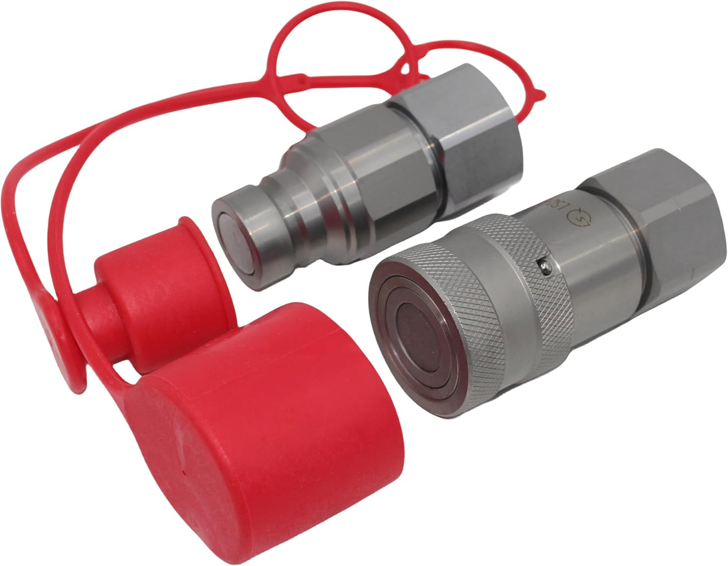 Flat Face High Flow Skid Steer Hydraulic Quick Connect Coupler