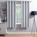 Velvet Grommet Blackout Curtains 52 x 63 in - Elegant Room Darkening