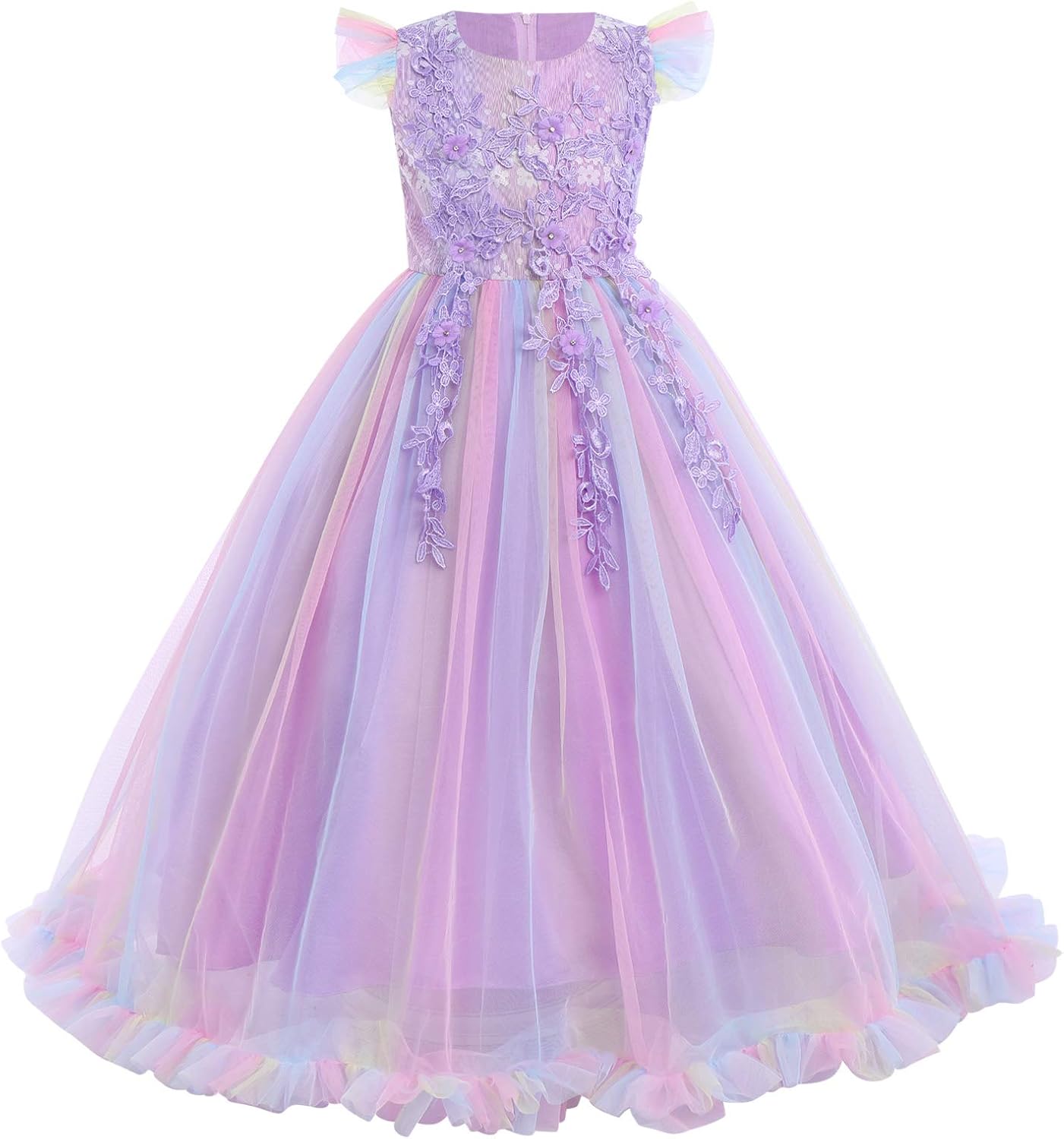 Flower Girls Maxi Dress for Weddings and Special Occasions