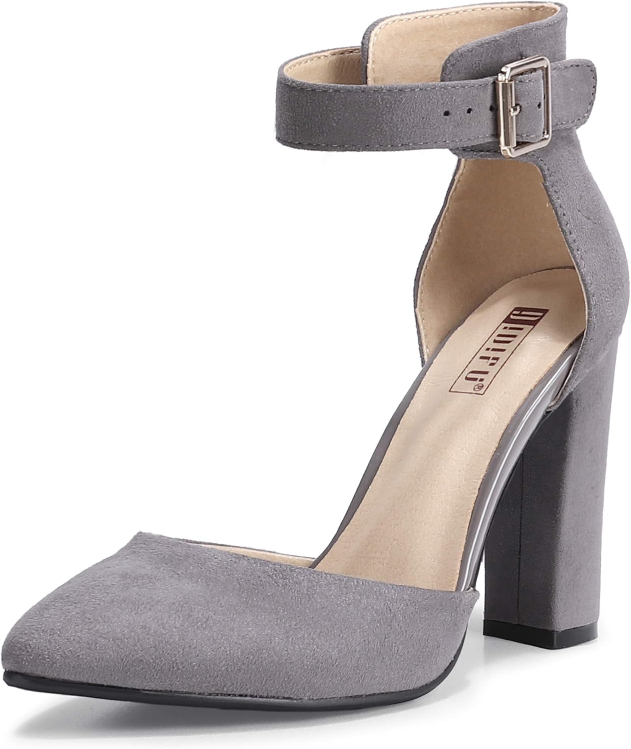 IDIFU Women's High Block Heels Pumps for Elegant Occasions