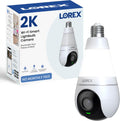 Lorex 2K WiFi Smart Lightbulb Camera - PanTilt Color Night Vision