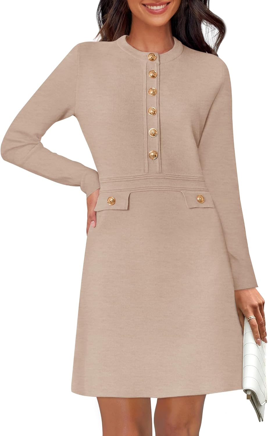 NENONA Women's Fall Sweater Dress for Elegant Occasions