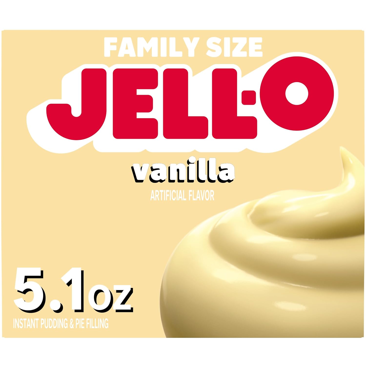 Jell-O Vanilla Instant Pudding Mix for Delicious Desserts