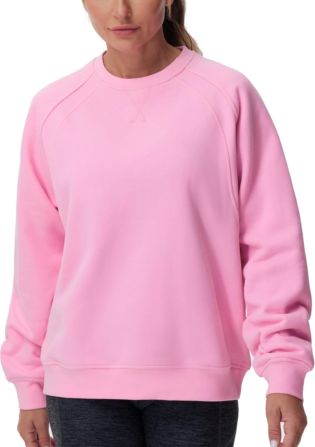 Cozy Oversized Fleece Sweatshirt by THE GYM PEOPLE