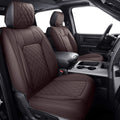 Aierxuan Car Seat Covers for Dodge Ram 1500-3500 - Waterproof Brown
