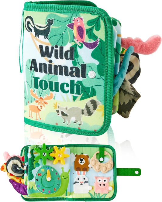 Cute Animal Cloth Baby Book, Sensory Toy & Gift
