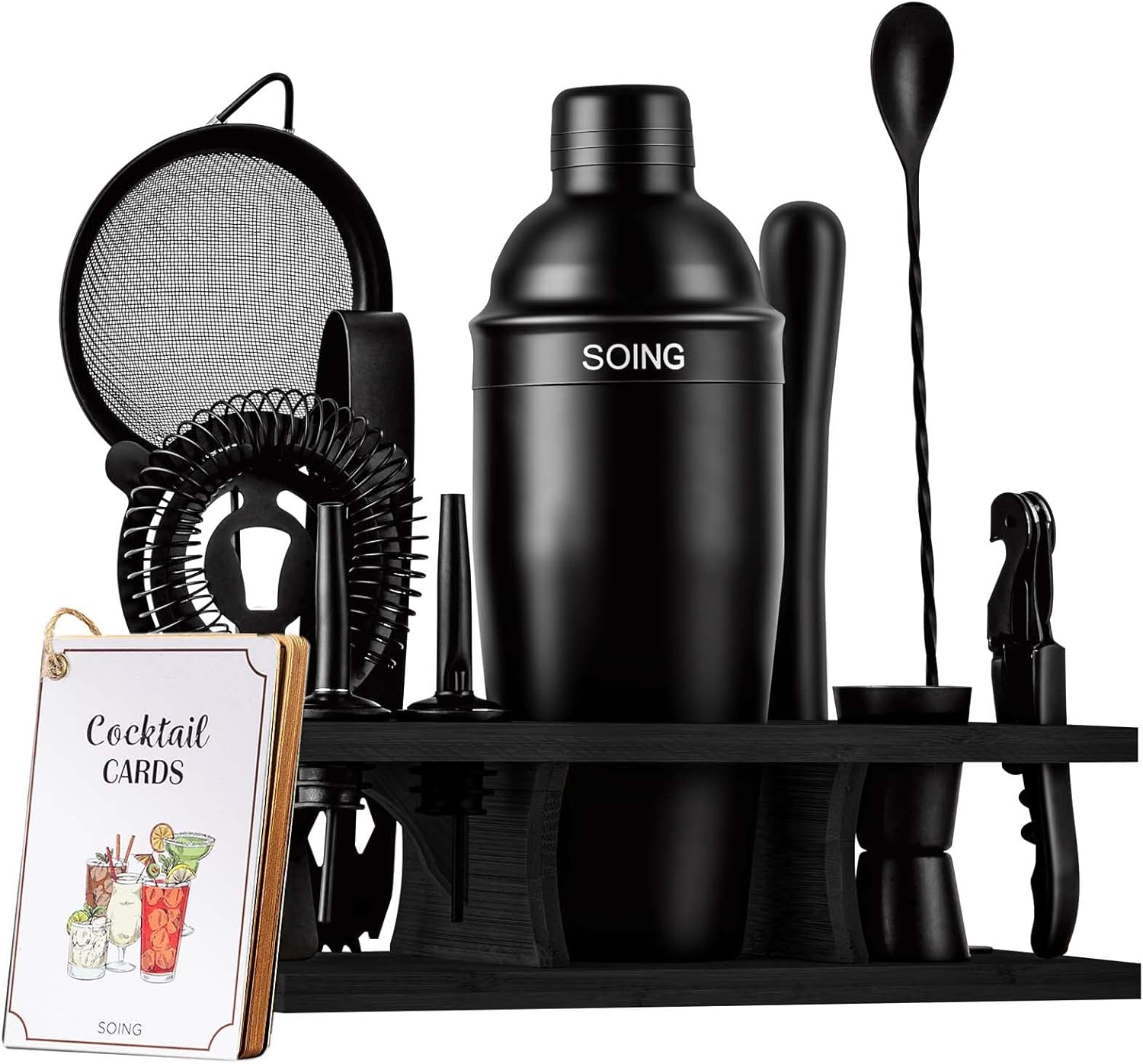 SOING Mixology Bartender Kit: Craft Cocktails Like a Pro!