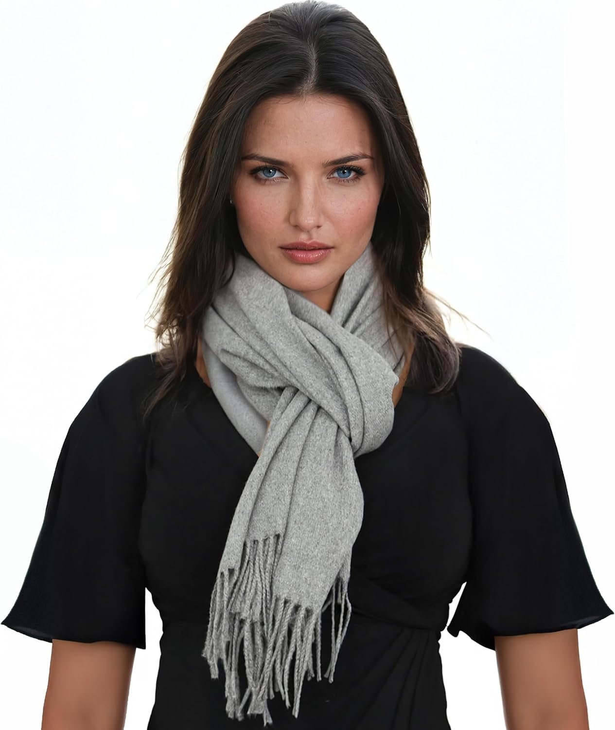 Ocomfly 100% Pashmina Scarf for Women - Ultra Soft and Warm