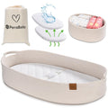 Unique Baby Changing Basket for Dresser - PeraBella Cotton Rope