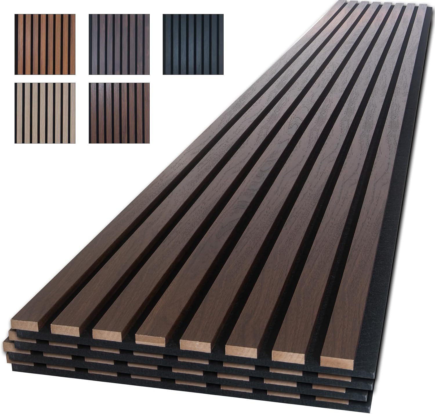 NeatiEase Wood Panels for Wall - Soundproof Acoustic Decor