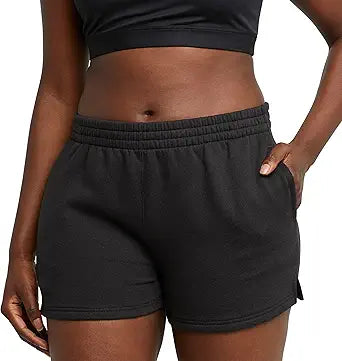 Hanes Women's Originals Heavyweight Fleece Shorts with Pockets