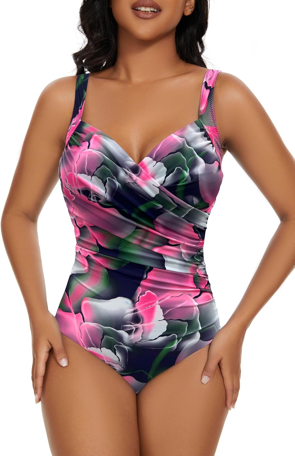 Aqua Regina Plus Size One Piece Swimsuit with Tummy Control