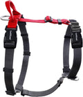 Non-Restrictive Dog Harness Red/Black X-Large - No Pull Freedom