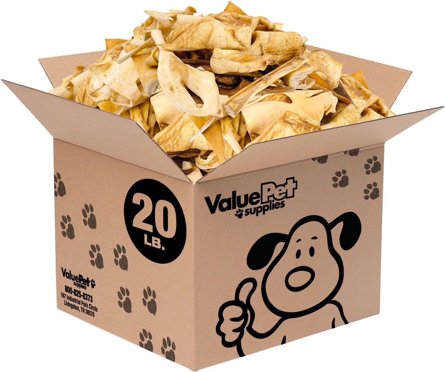ValueBull Beef Cheek Slices - Long Lasting Dog Chews for Health