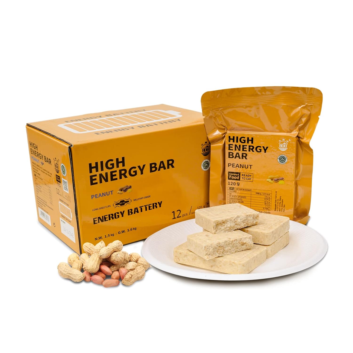 Emergency Food Ration Bars for Outdoor Survival and Preparedness