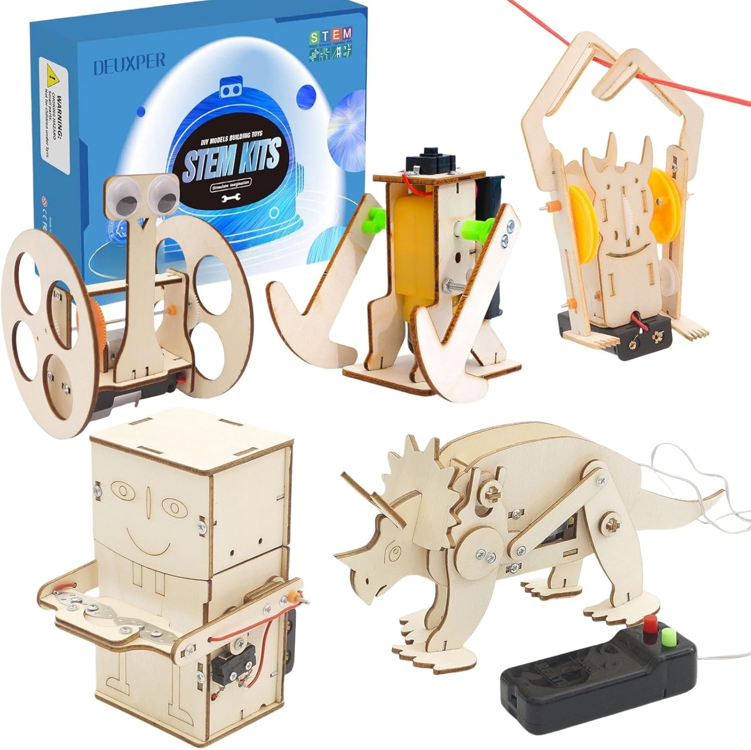 DEUXPER Robot STEM Toy Set: Inspiring DIY Science Fun