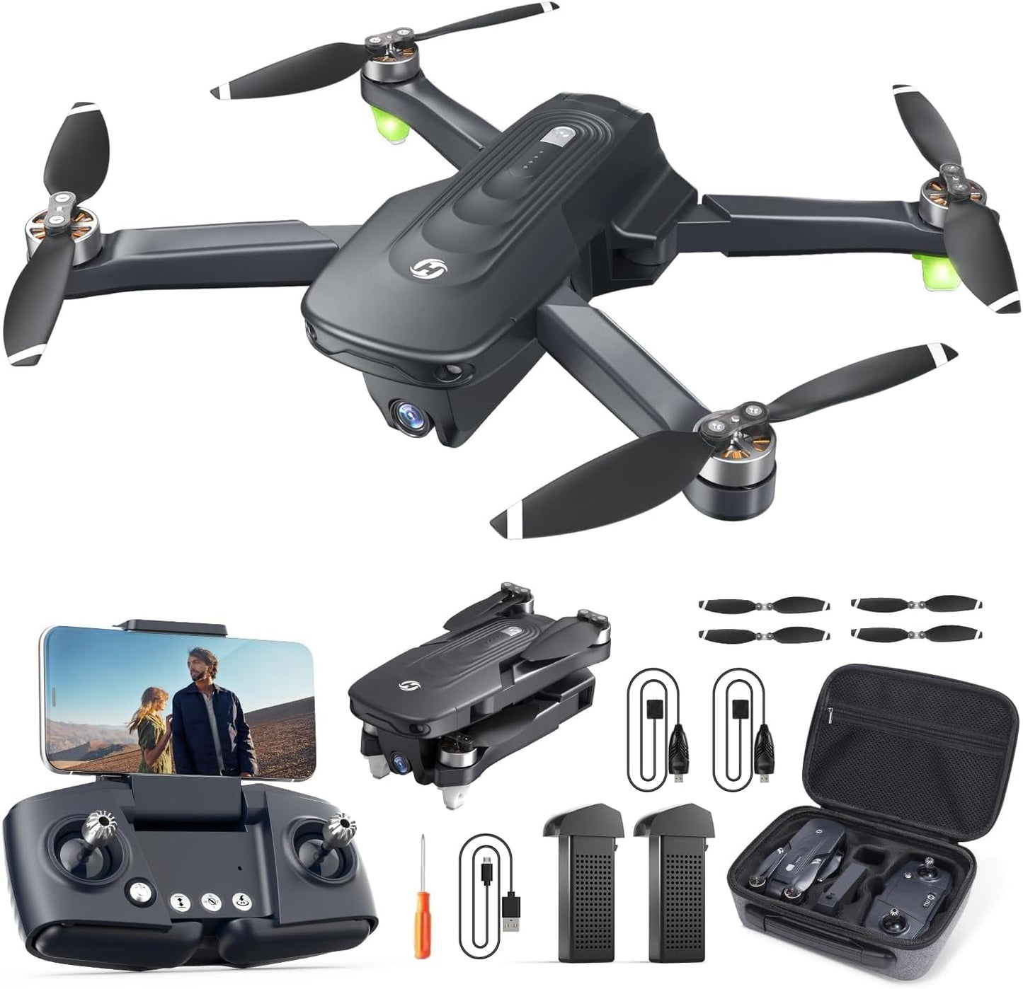 Holy Stone GPS Drone: 4K Camera, Auto Return, Long Flight
