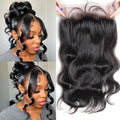Body Wave 360 Lace Frontal Human Hair 14 in - Natural Look