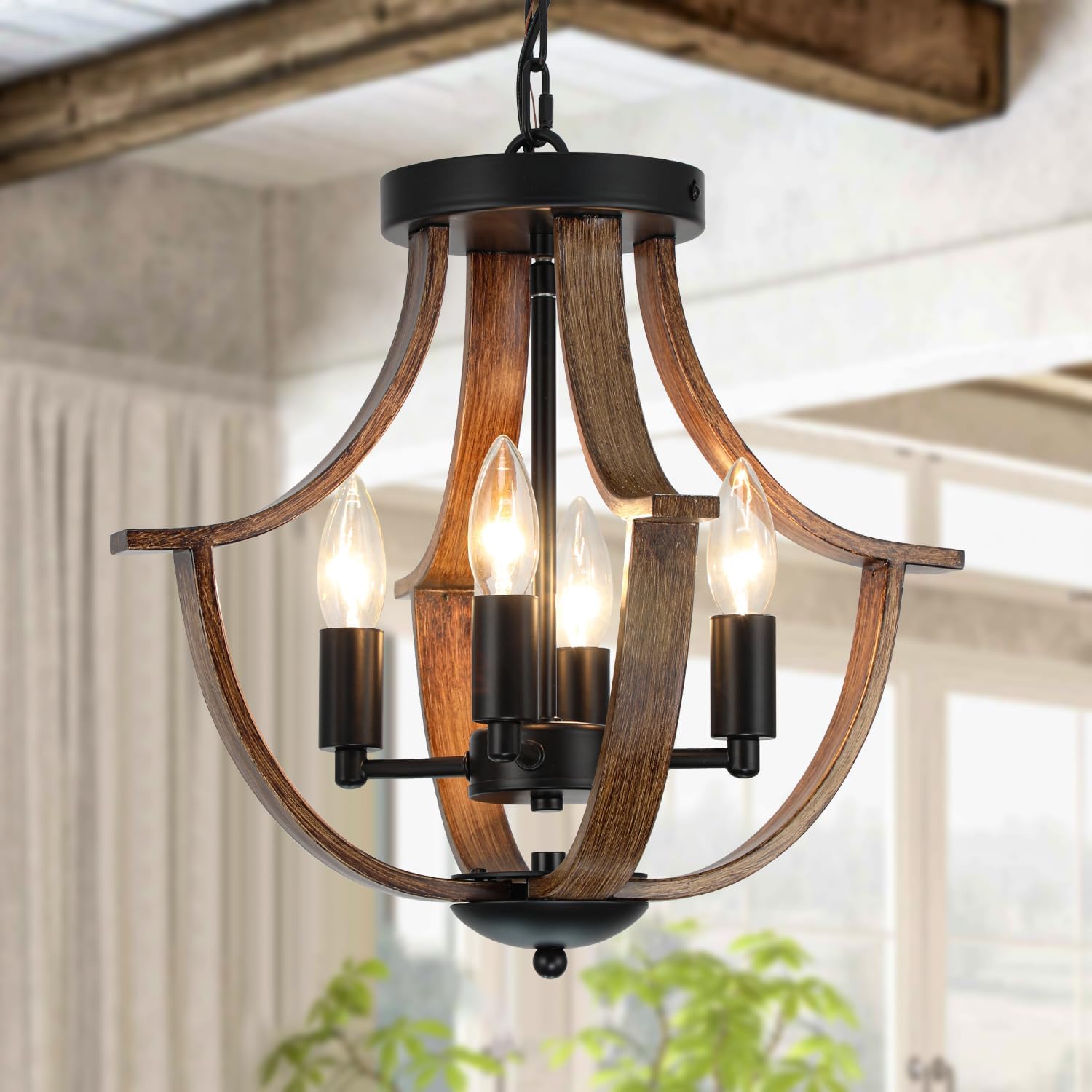 Farmhouse Hanging Pendant Lighting for Rustic Home Decor