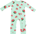 KYTE BABY Unisex Rayon Bamboo Zippered Romper 0-24 Months - Cozy Fit