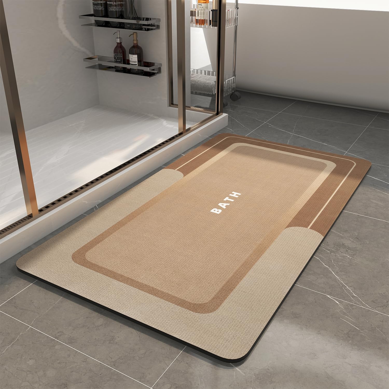 Super Absorbent Non Slip Bath Mat for Quick Drying Comfort