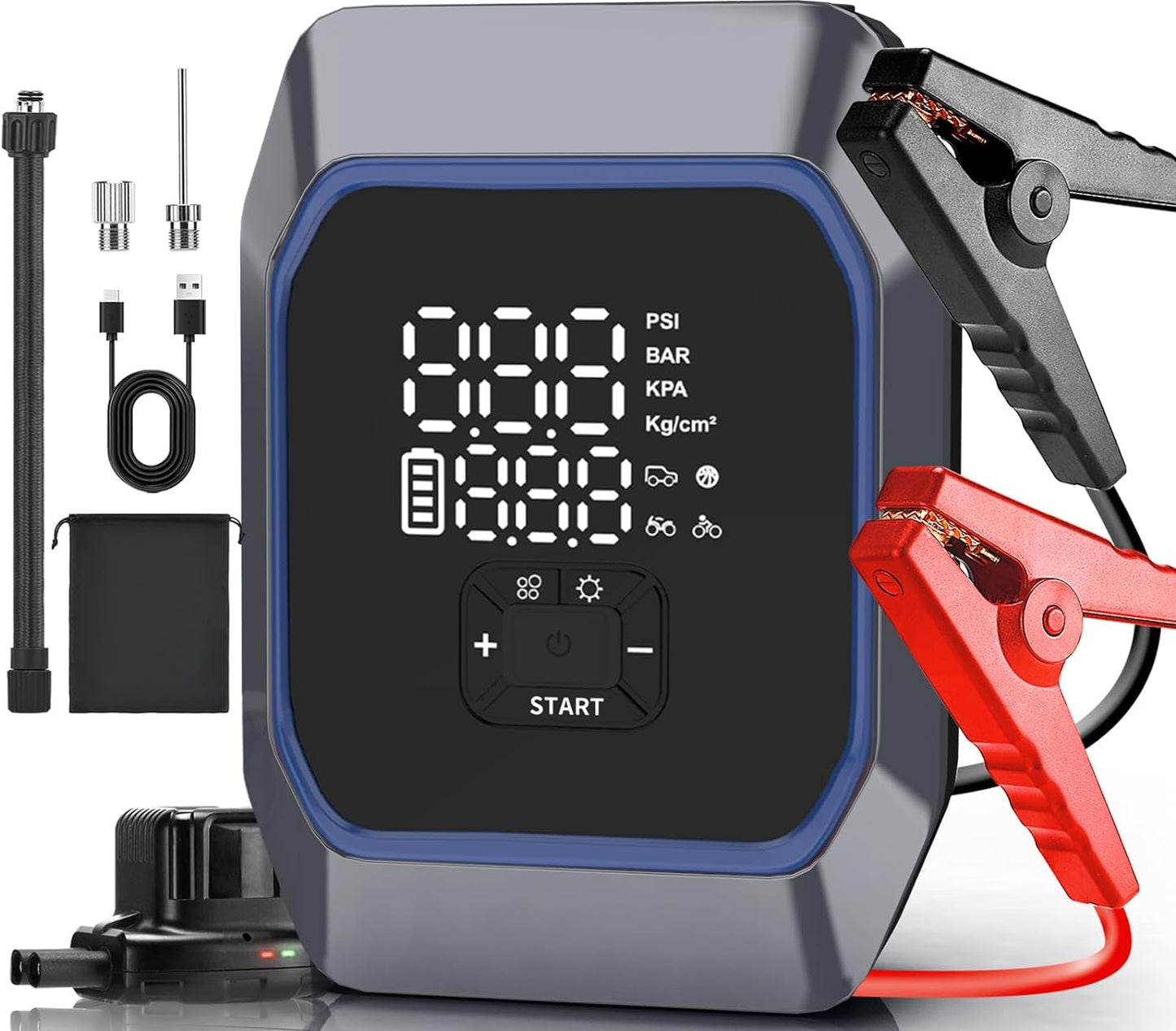 Sikoolet 6000A Car Jump Starter: Power Up Any Engine! 
