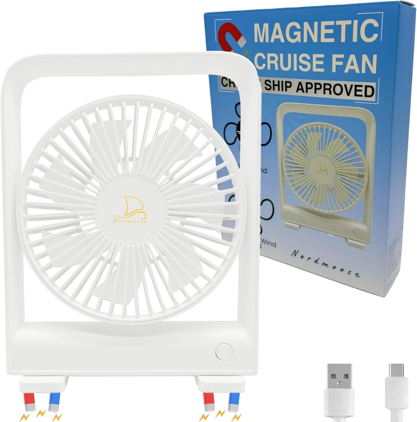 Portable Magnetic Cruise Fan - Powerful & Approved! 