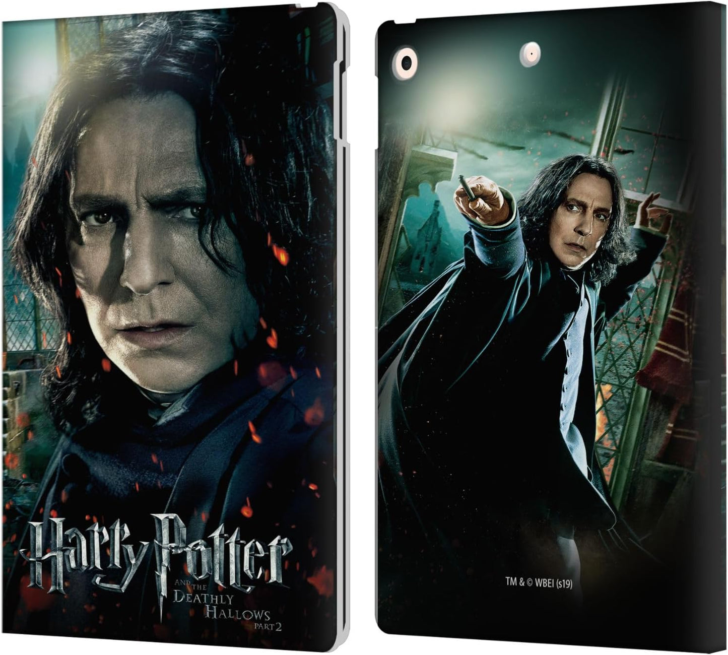 Harry Potter Severus Snape Leather Wallet Case for iPad 10.2